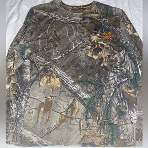 Realtree Men's Camouflage Long Sleeve Shirt 2xl